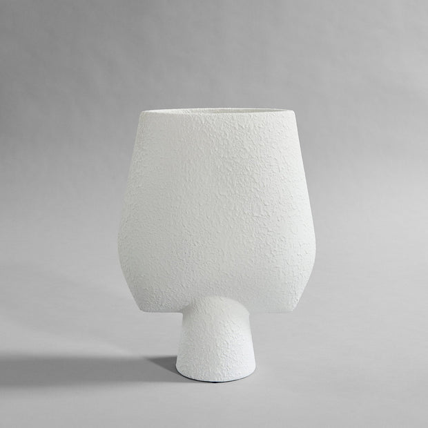 Sphere Vase Square, Big - Bubble White - 101 CPH