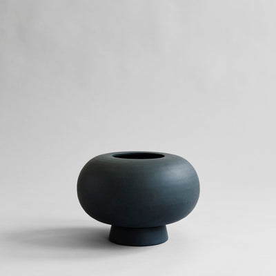 Kabin Vase, Fat - Black - 101 CPH