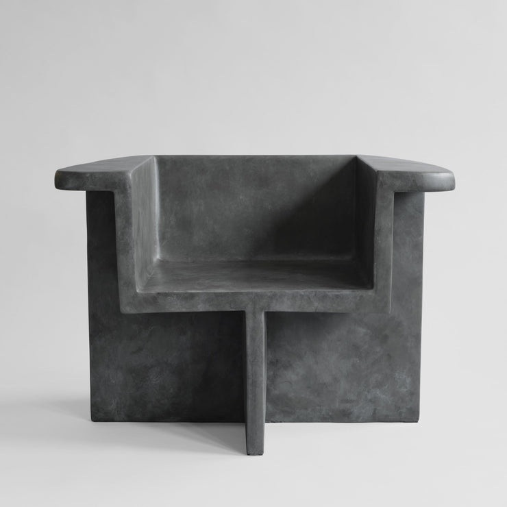 Brutus Lounge Chair - Dark Grey - 101 CPH