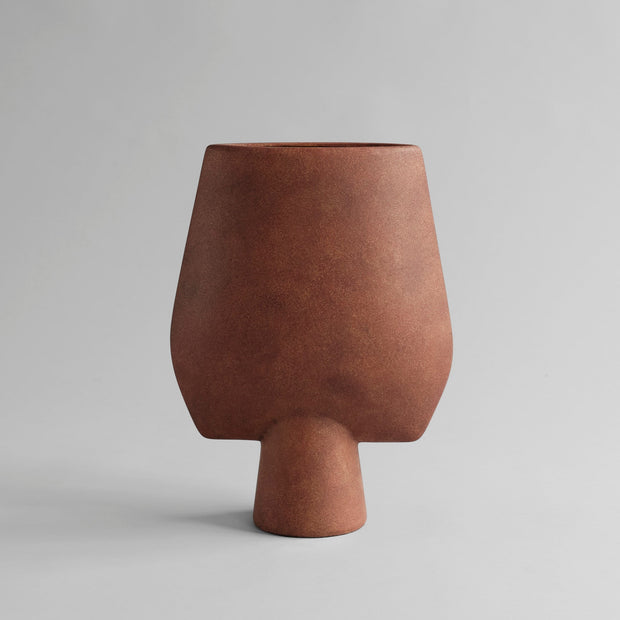 Sphere Vase Square, Big - Terracotta - 101 CPH