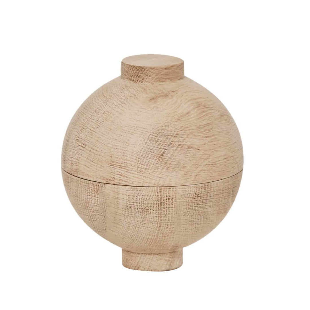 XL Wooden Sphere | Oak Storage | Design | Kristina Dam