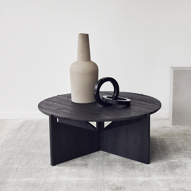 kristina dam studio xl coffee table black wood 