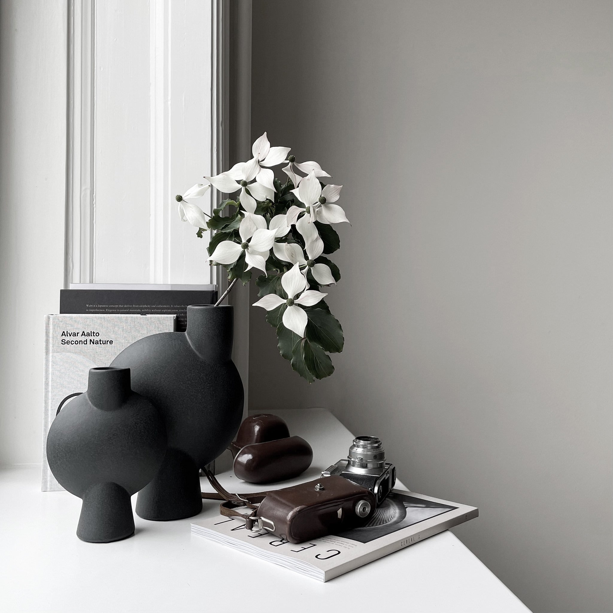 Sphere Vase Bubl, Mini - Black - 101 CPH